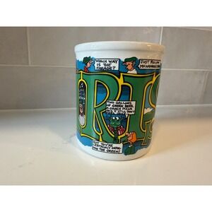 Vintage 1987 Peter IRISH Cartoon Coffee Mug TMC Group Inc St Patricks Day Korea